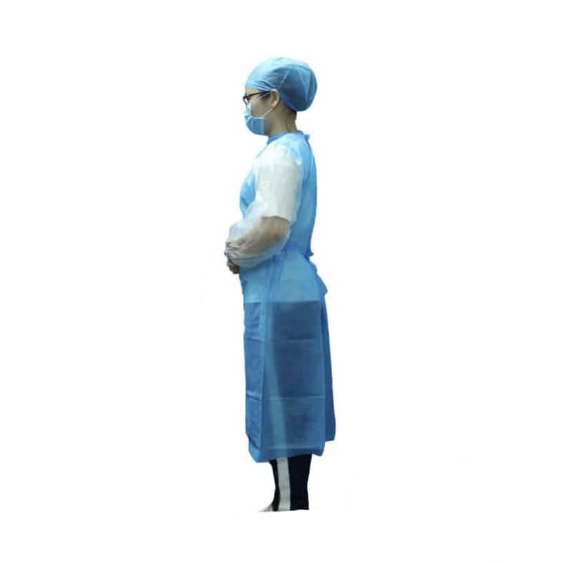 Buy AS ONE Waterproof Isolation Gown Simple Protective Clothing Free Size  Polyester Material, 7-9322-01 Online in India at Best Prices