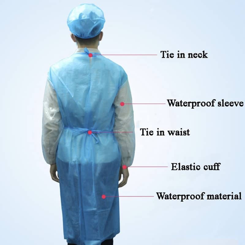 Waterproof All inclusive Isolation Gown China Manufacturer
